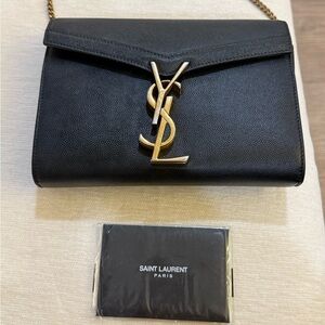 Yves Saint Laurent Black Crossbody Bag - ORIGINAL BOX INCLUDED